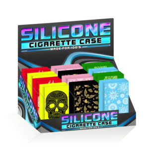 Silicone Cigarette Case 100mm Printed Design