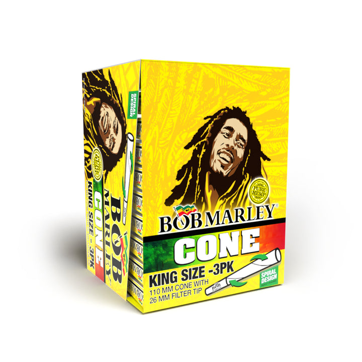 Bob Marley® Pure Hemp - King Size - Pre-Rolled Cones - 3PK