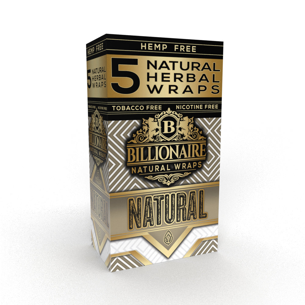 Natural Wraps Natural - Billionaire Tea Leaf Natural Herbal Wraps – Ultimate Brands LLC.